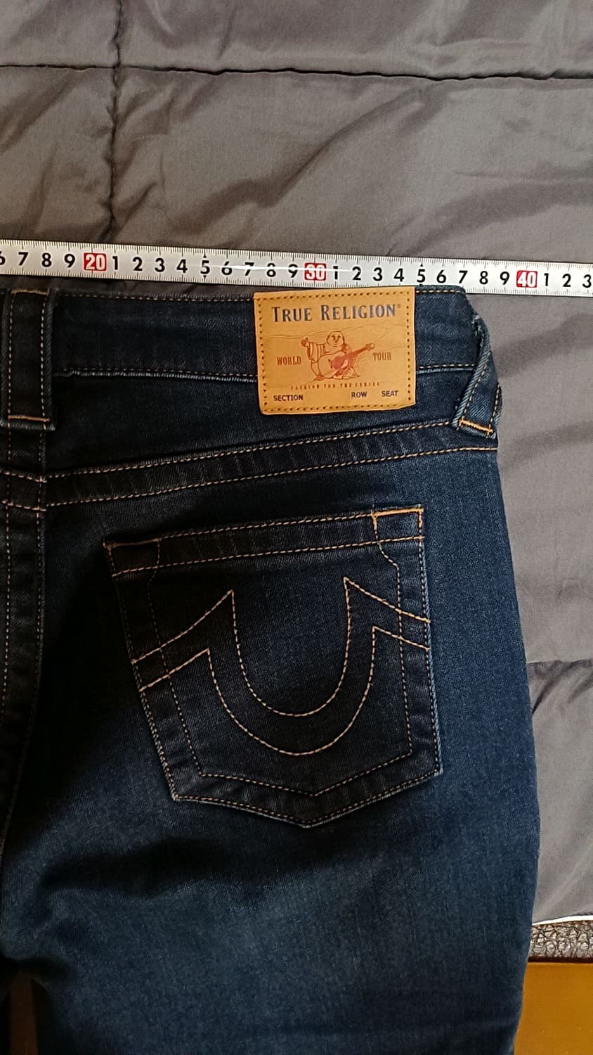 트루릴리전 기모스판청바지 28인치 기장90 상품이미지7