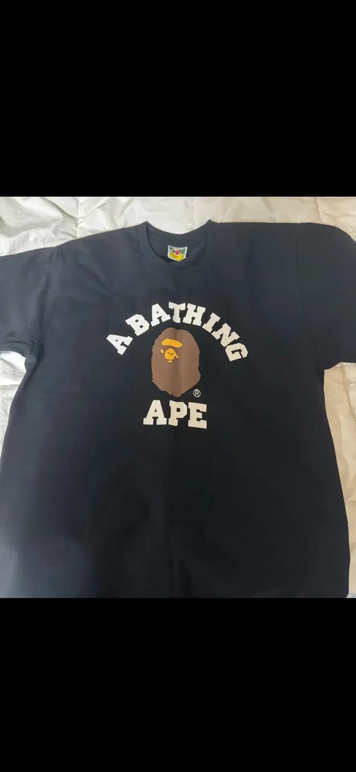 베이프 반팔 블랙 상품이미지2