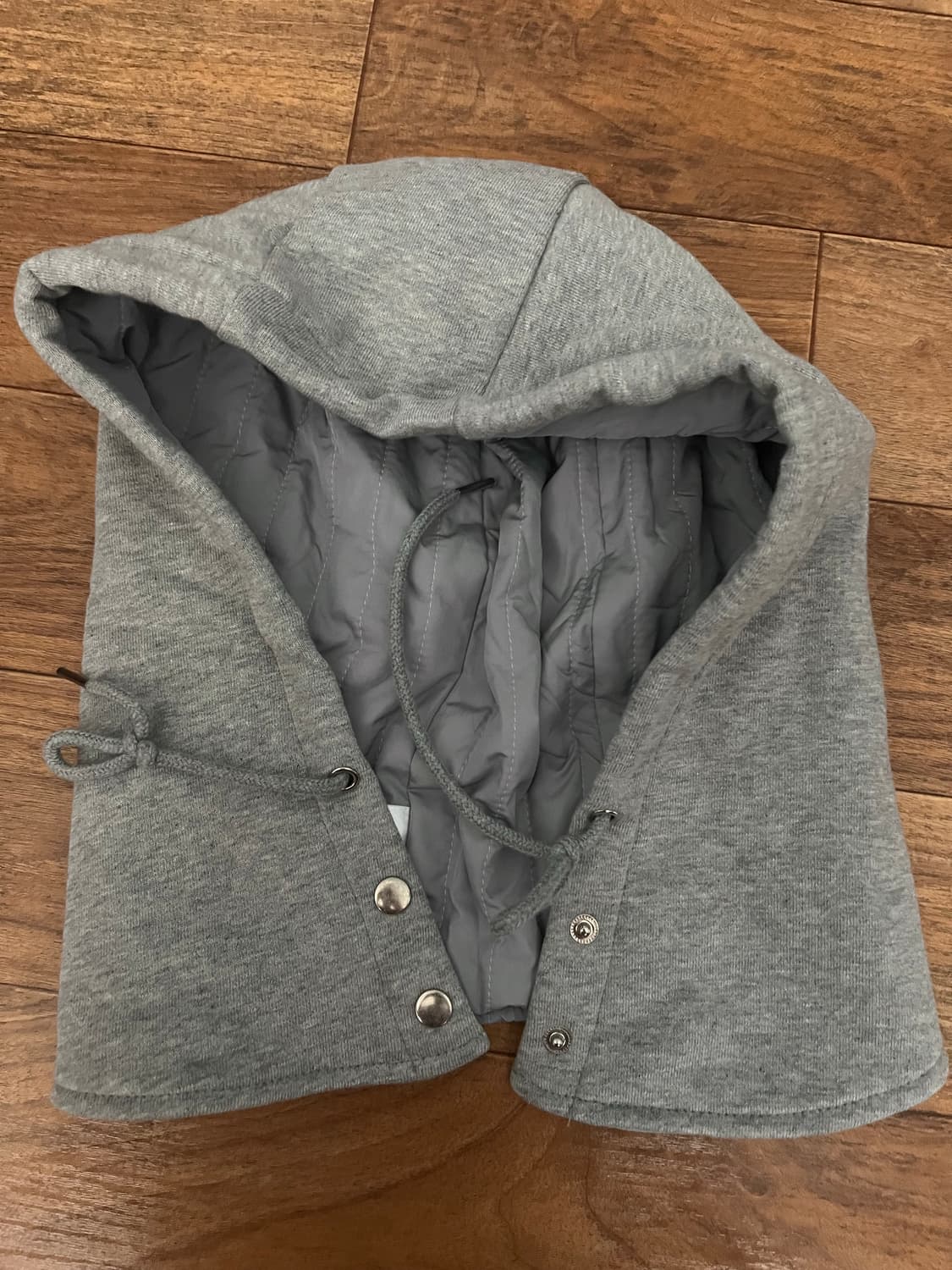 인페이스룩 후드 모자 그레이 상품이미지2