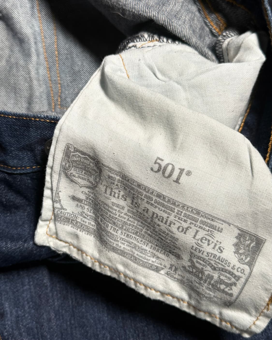 리바이스 501 스트레이트 핏 데님 팬츠 32 상품이미지4