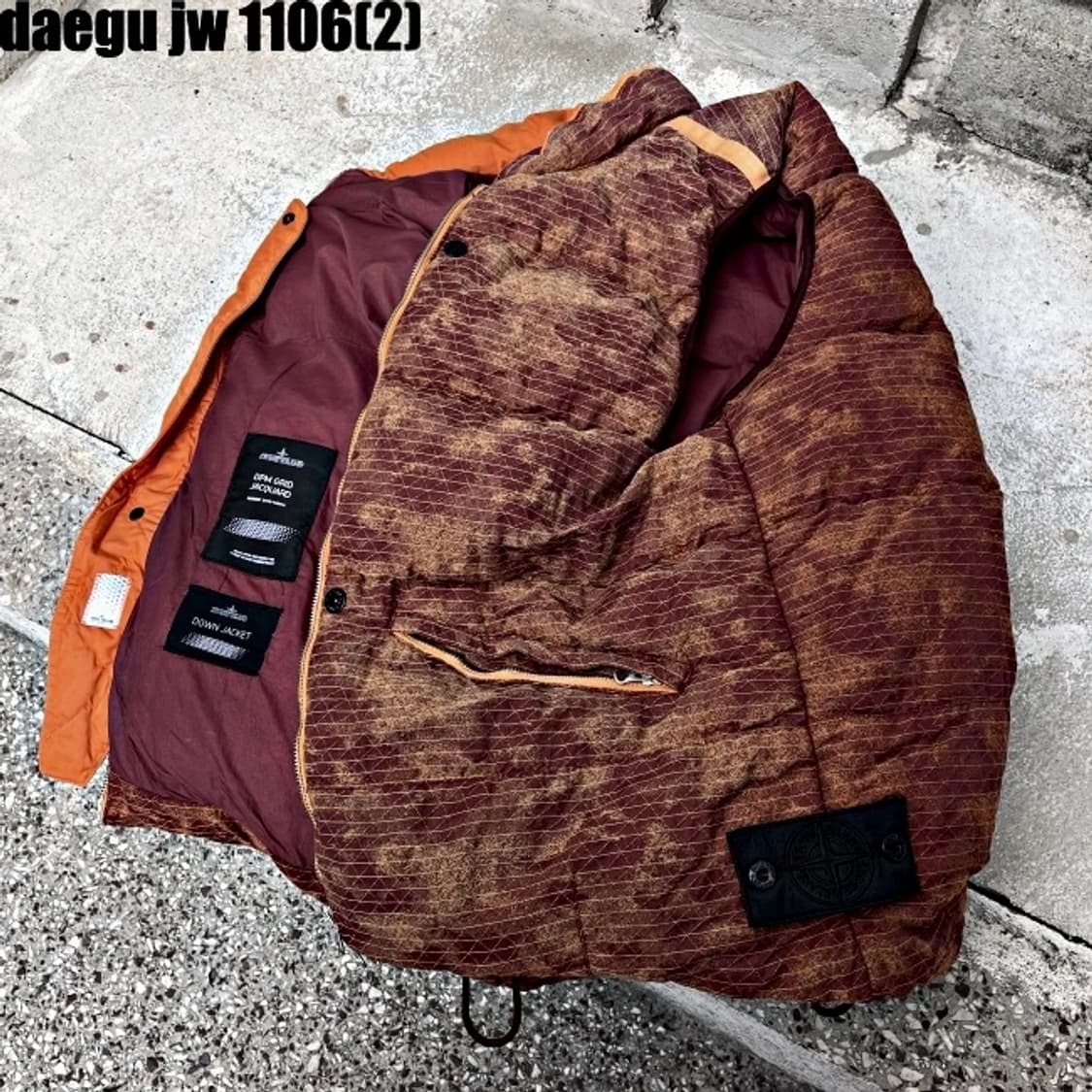 스톤아일랜드 자카드 패딩조끼 L  상품이미지2