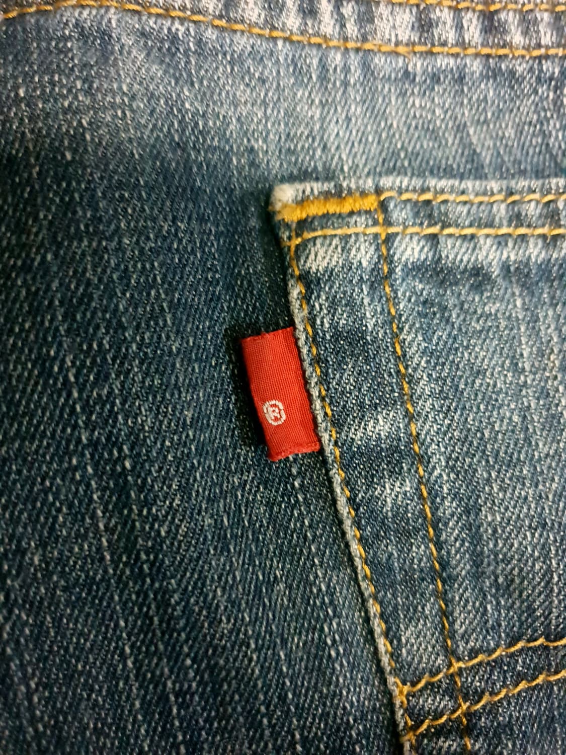 리바이스 블랭크탭 569 루즈 스트레이트 워싱 데님팬츠 인디고 (34) 상품이미지3