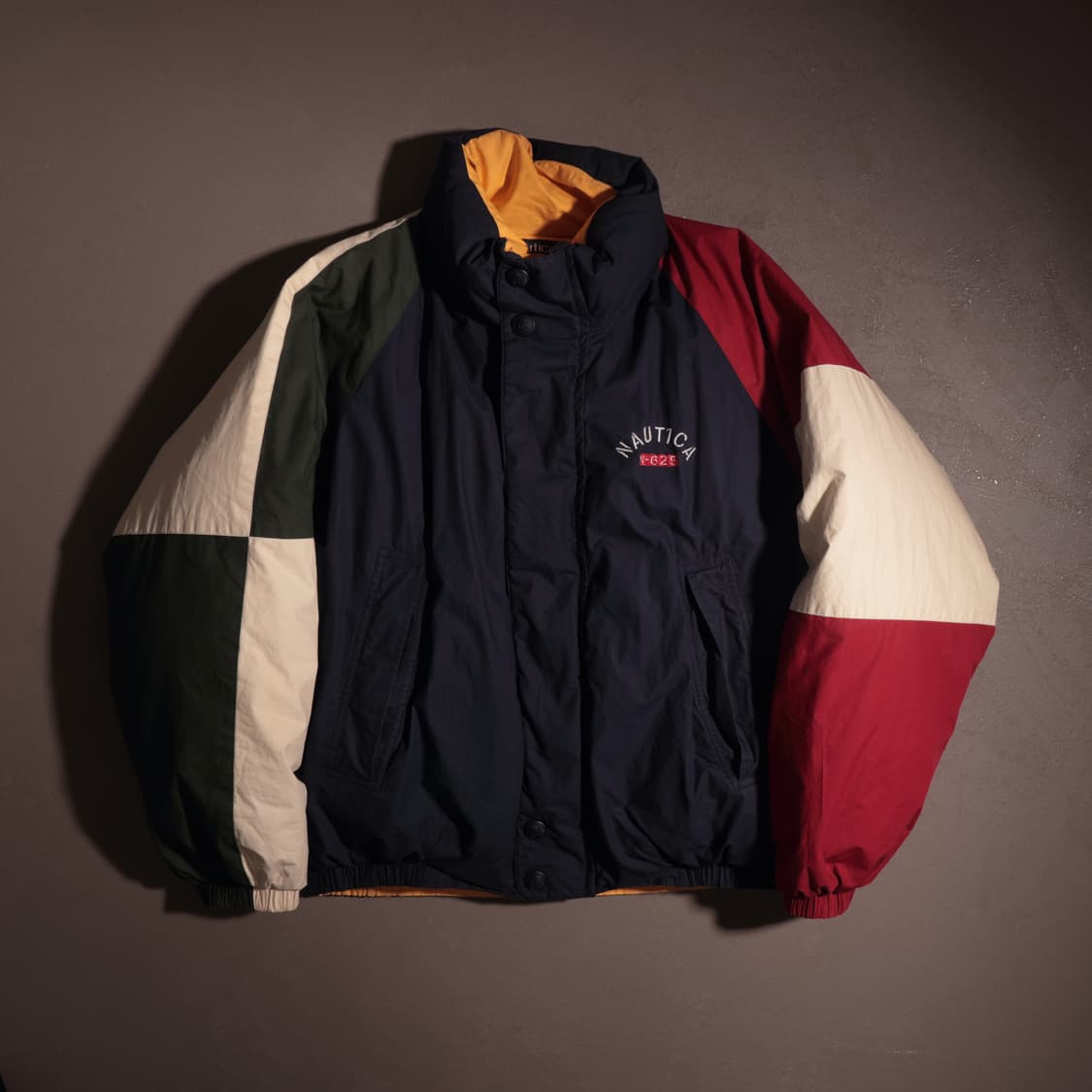 90s 노티카 리버시블 숏 푸퍼 패딩 상품이미지1