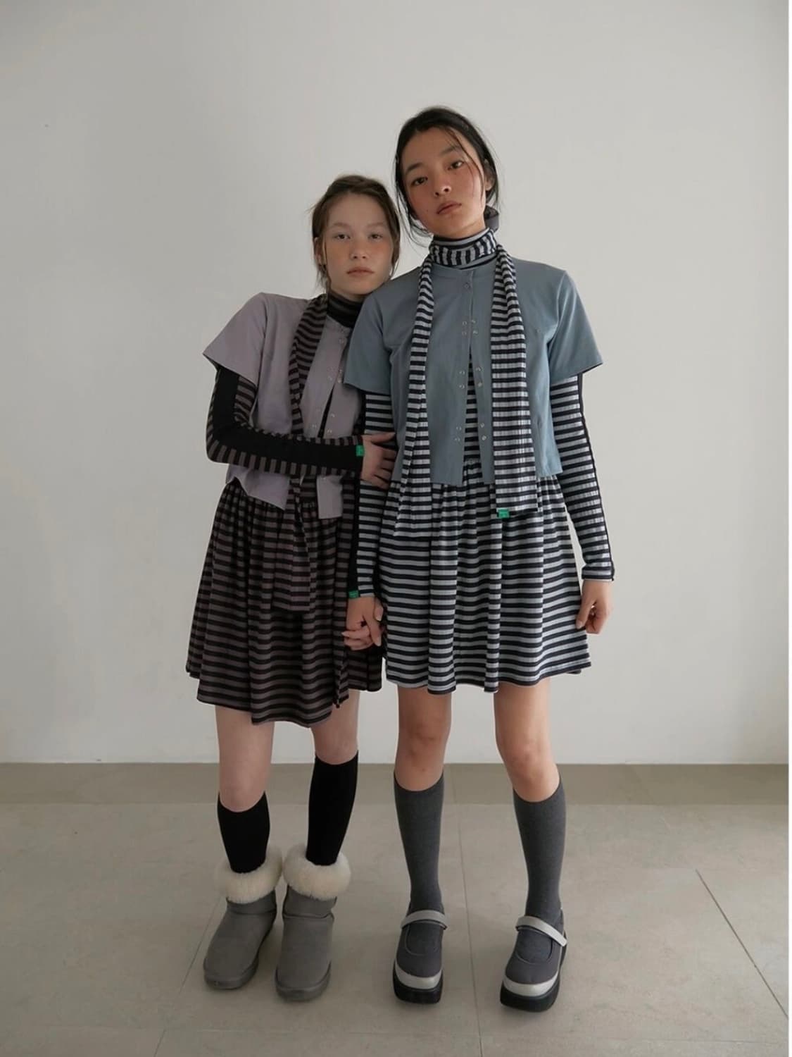 노컨텐츠 스트라이프 원피스 상품이미지2