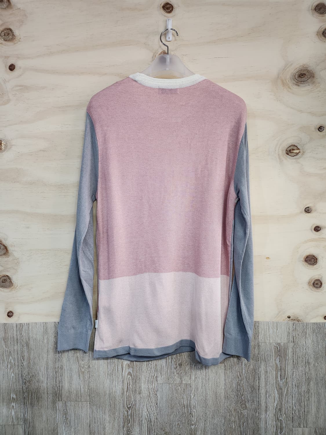 1084) FYFL 배색 봄니트 티셔츠 상품이미지2