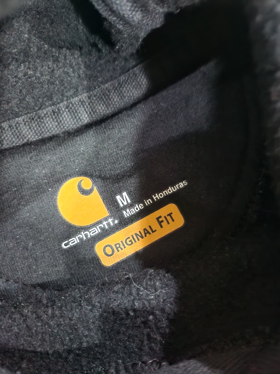 칼하트(Carhartt) 블랙 후드 티셔츠 상품이미지3