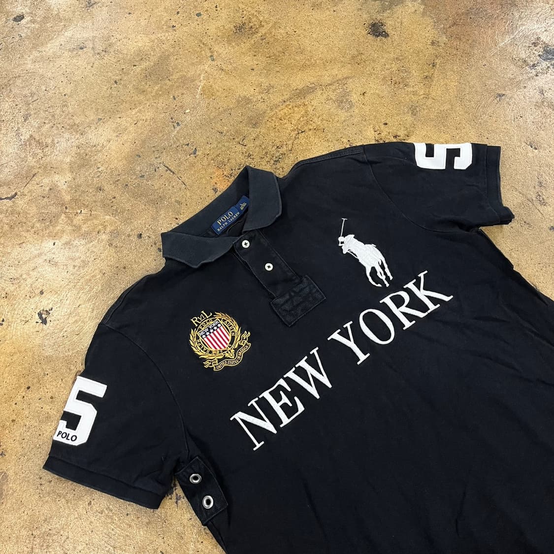 폴로 랄프로렌 뉴욕 치프키프 빅포니 카라 반팔티셔츠 상품이미지1
