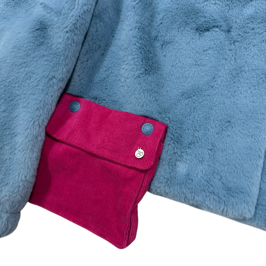 KIRSH 키르시 포켓 포인트 2WAY 크롭 퍼 자켓 블루 1 상품이미지7