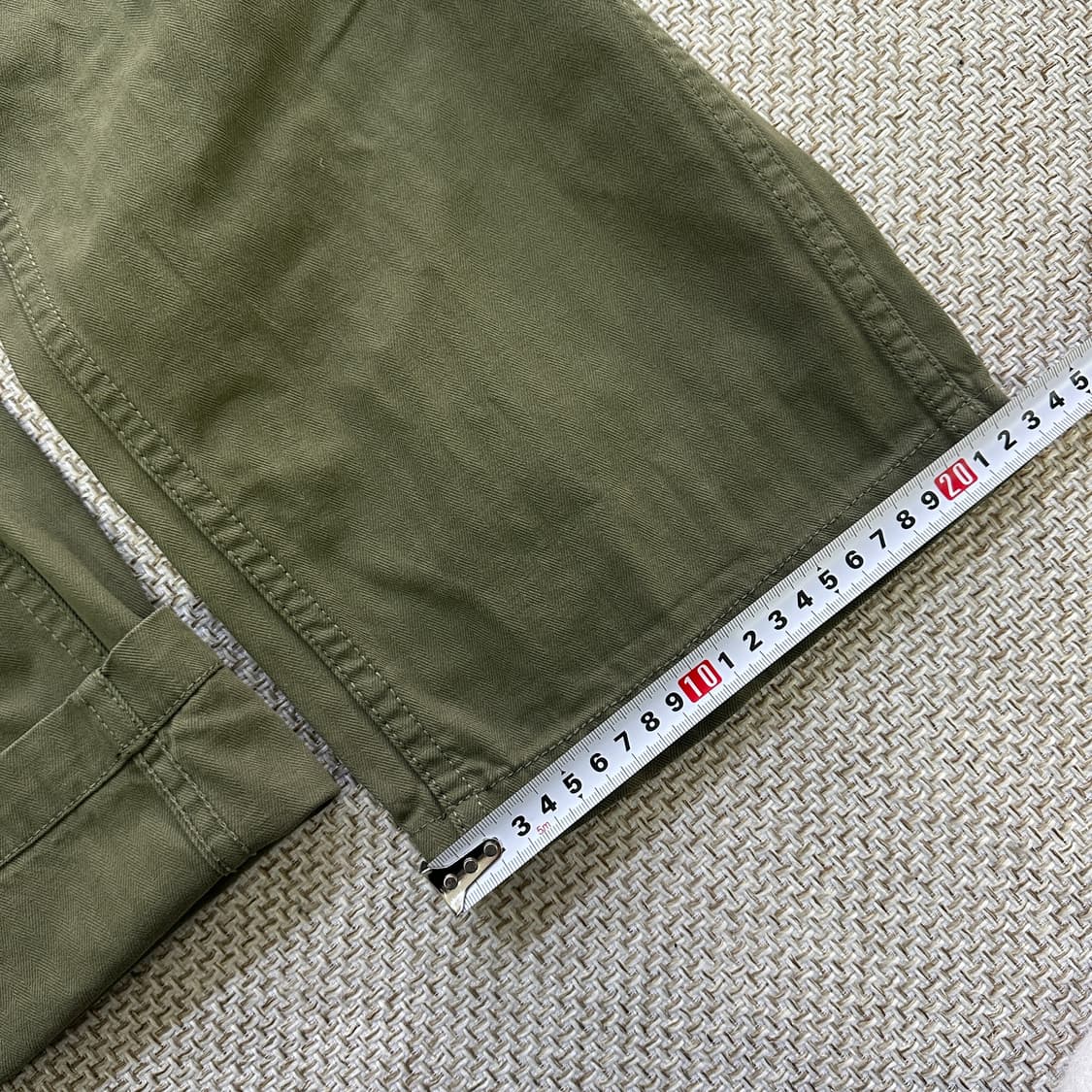 32 레드토네이도 빈티지 카키 팬츠 0421D 상품이미지5