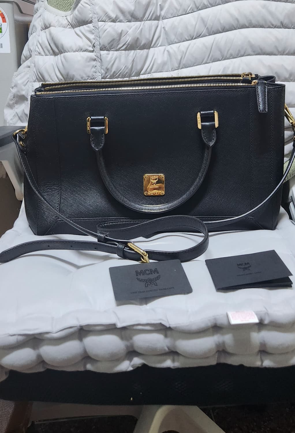 MCM 누오보 엘 L사이즈 블랙 상품이미지1