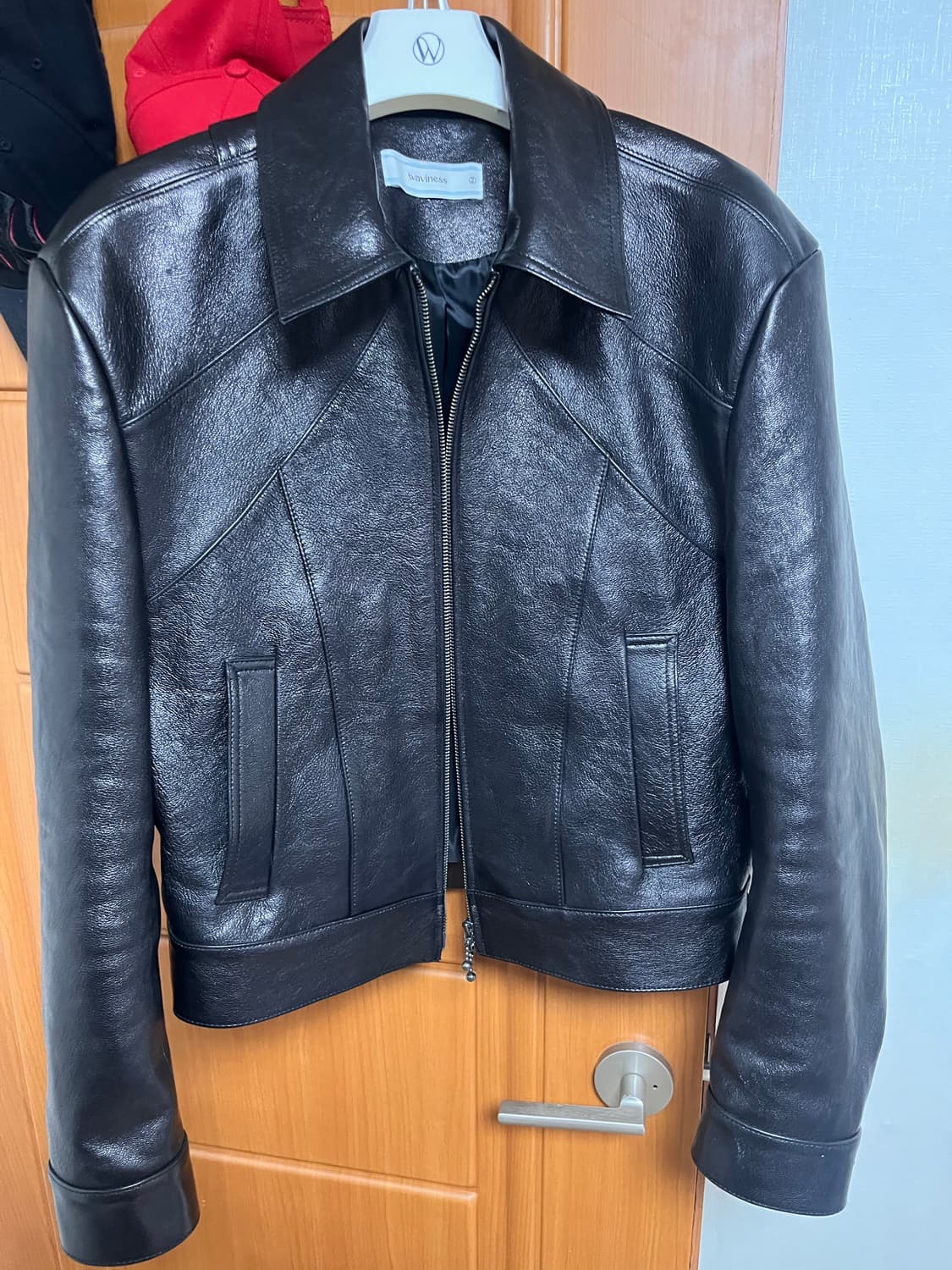 웨이비니스 스웨이드/레더 자켓 2사이즈 상품이미지3