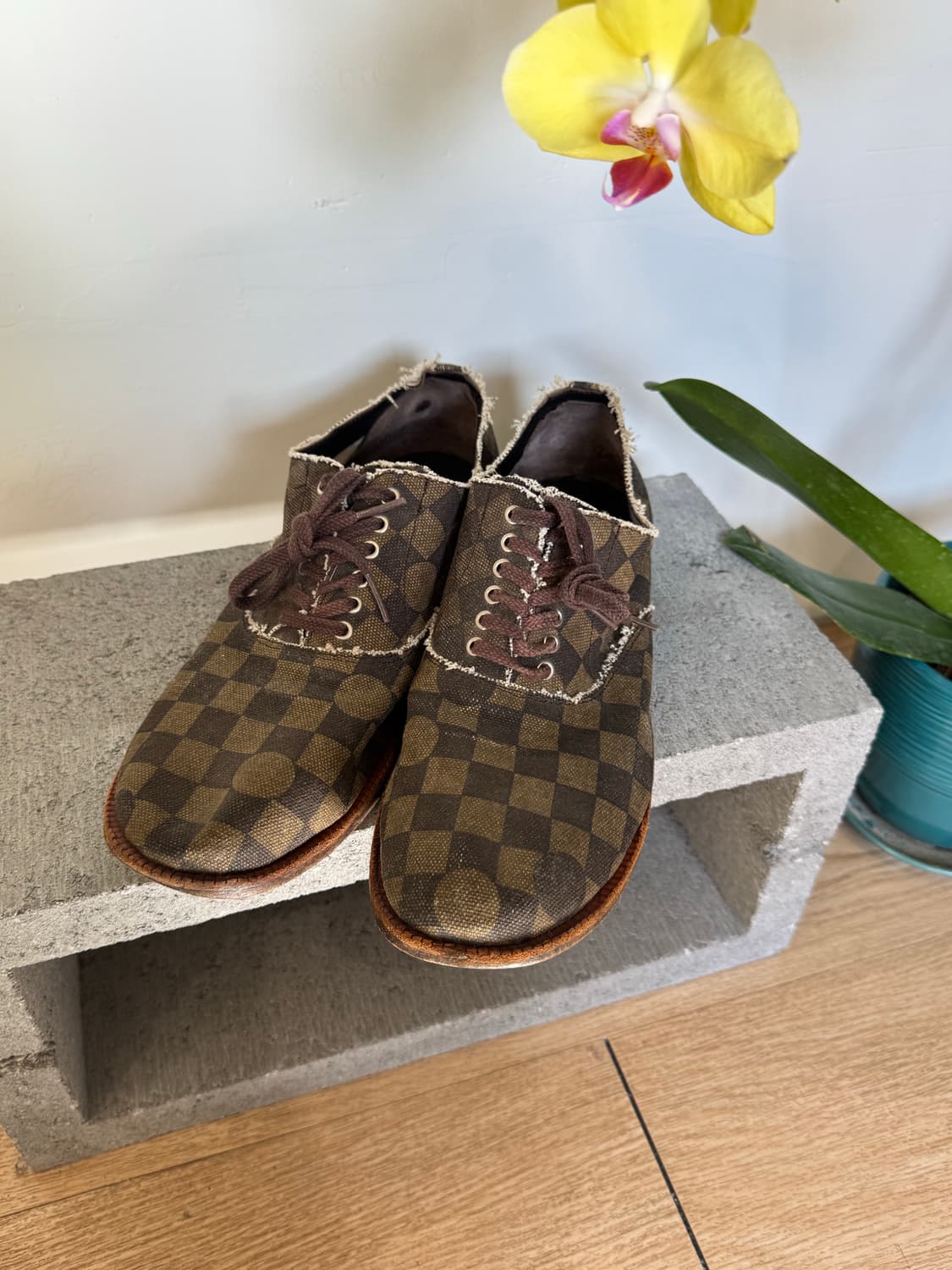 Comme des garcons check shoes 상품이미지5