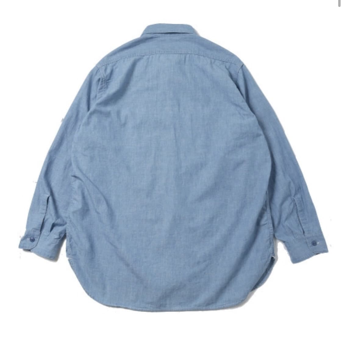 Usn Chambray Shirt - Blue 상품이미지2