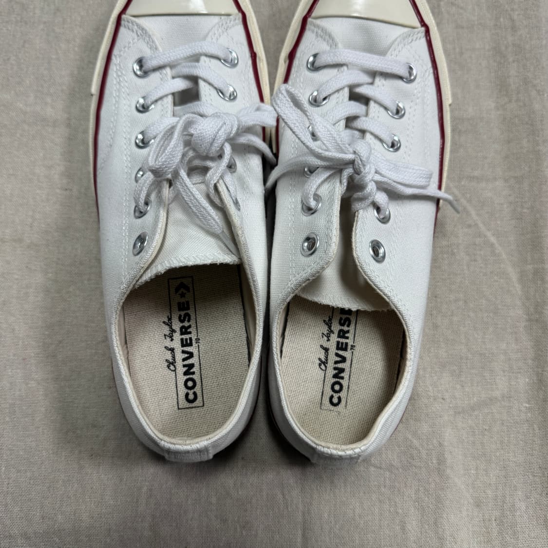 컨버스 척테일러 로우 화이트 255 상품이미지4