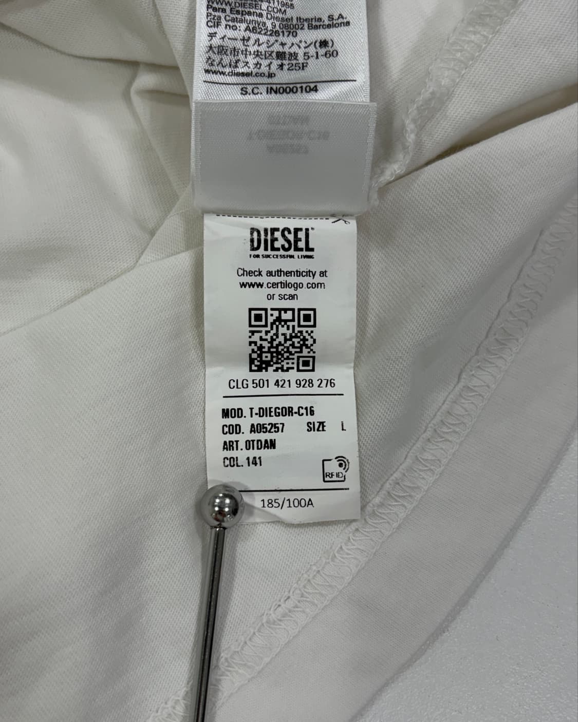 디젤 DISEL 반팔 티셔츠 상품이미지7