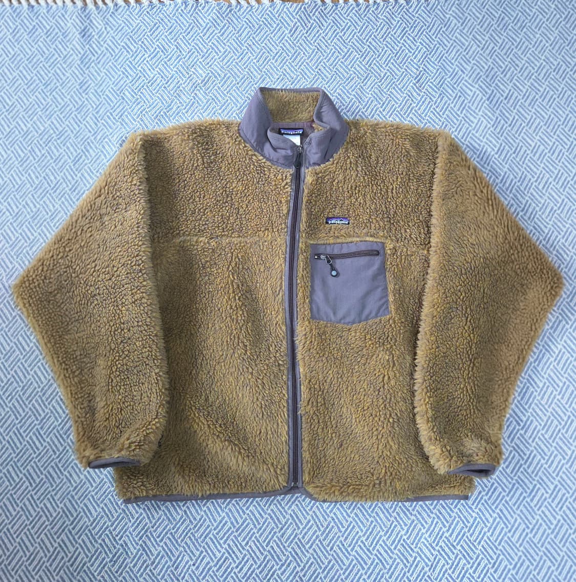 (XL)파타고니아 Mexico 딥파일 잉카골드 레트로 가디건 플리스 상품이미지1