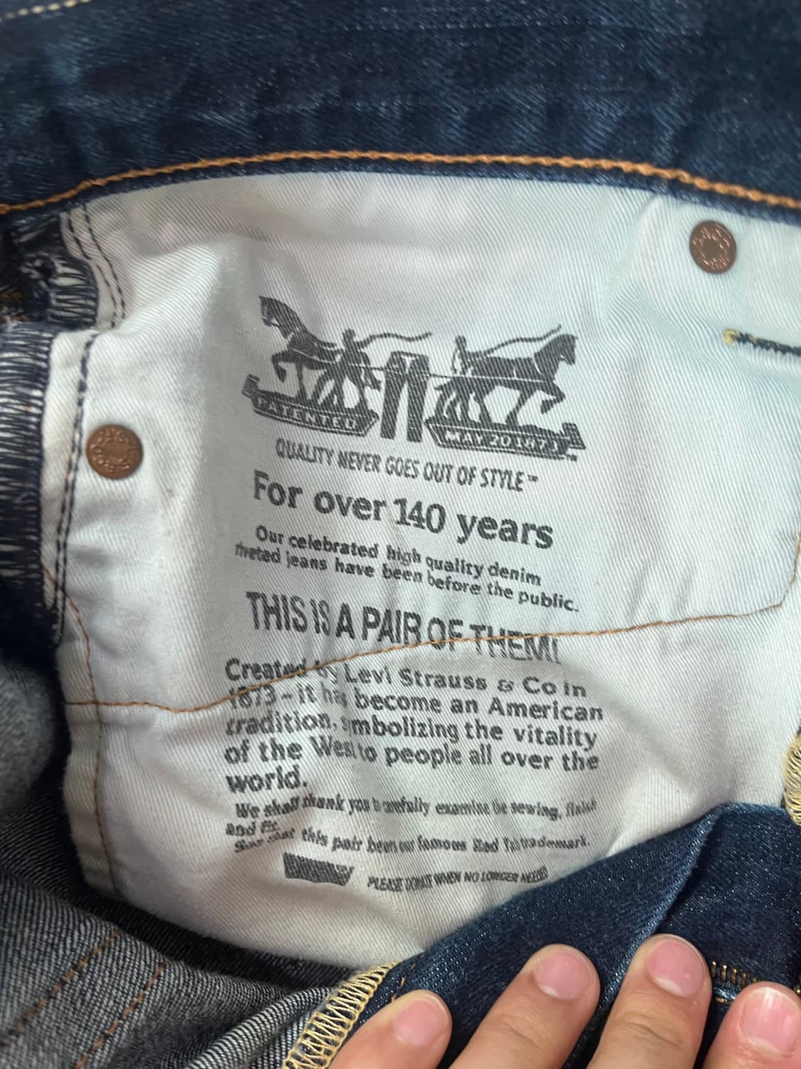 리바이스 505 상품이미지6