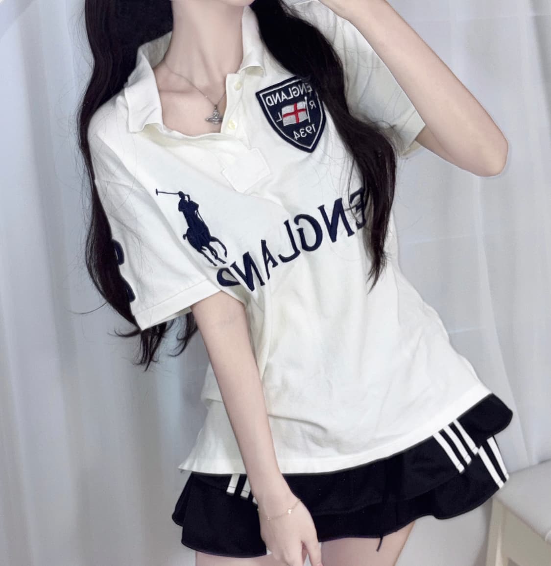 🐰폴로 랄프로렌 빅포니 잉글랜드 화이트 희귀매물🤍 상품이미지2