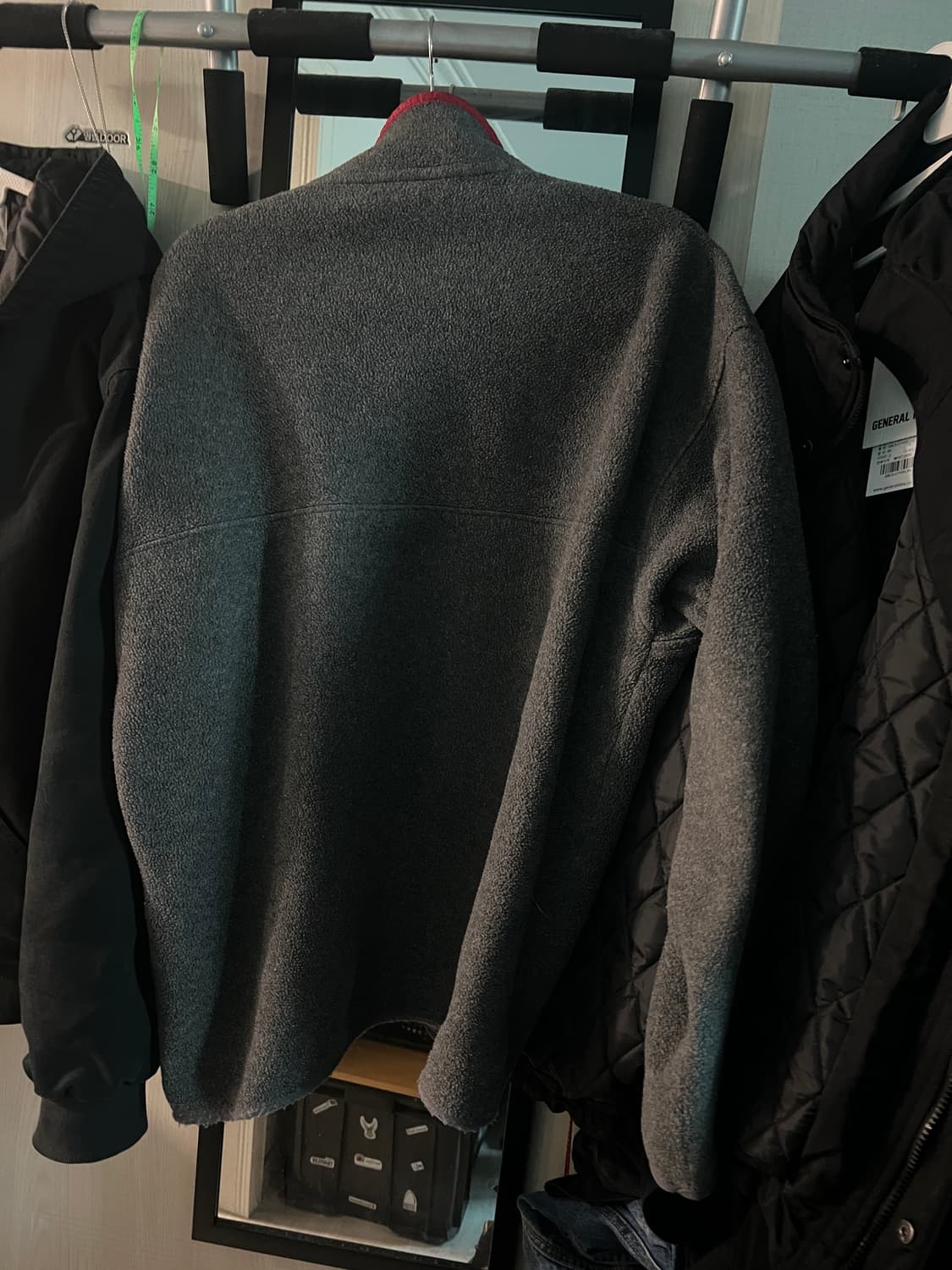 [xl]파타고니아 신칠라 그레이/레드 상품이미지4