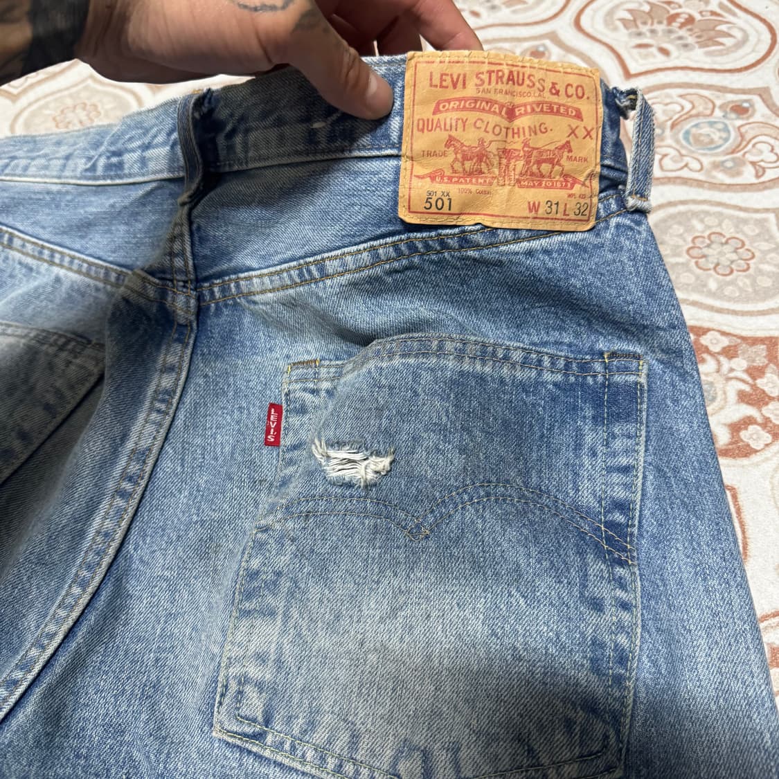 리바이스lvc501연청셀비지진 상품이미지3