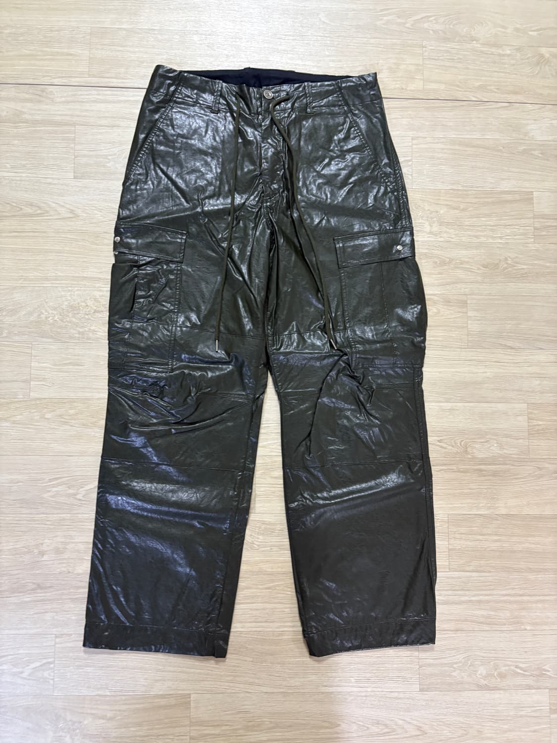 브루앙 레더 레더 팬츠 상품이미지1