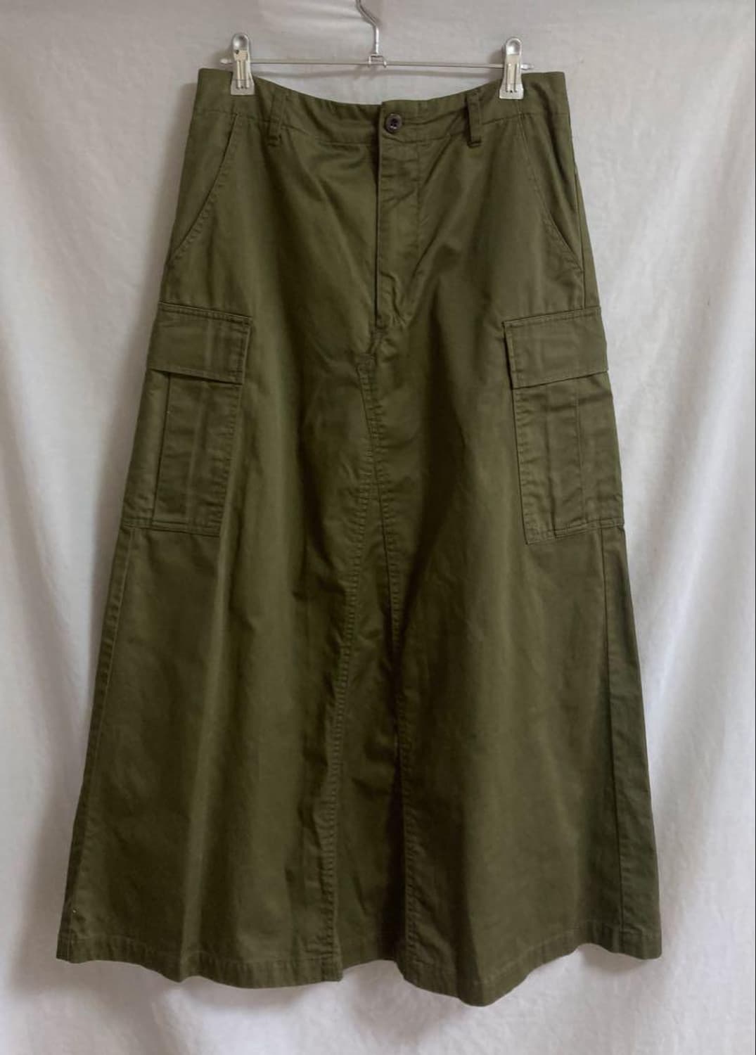 IENA 코튼 카고 롱스커트 카키 36 상품이미지6