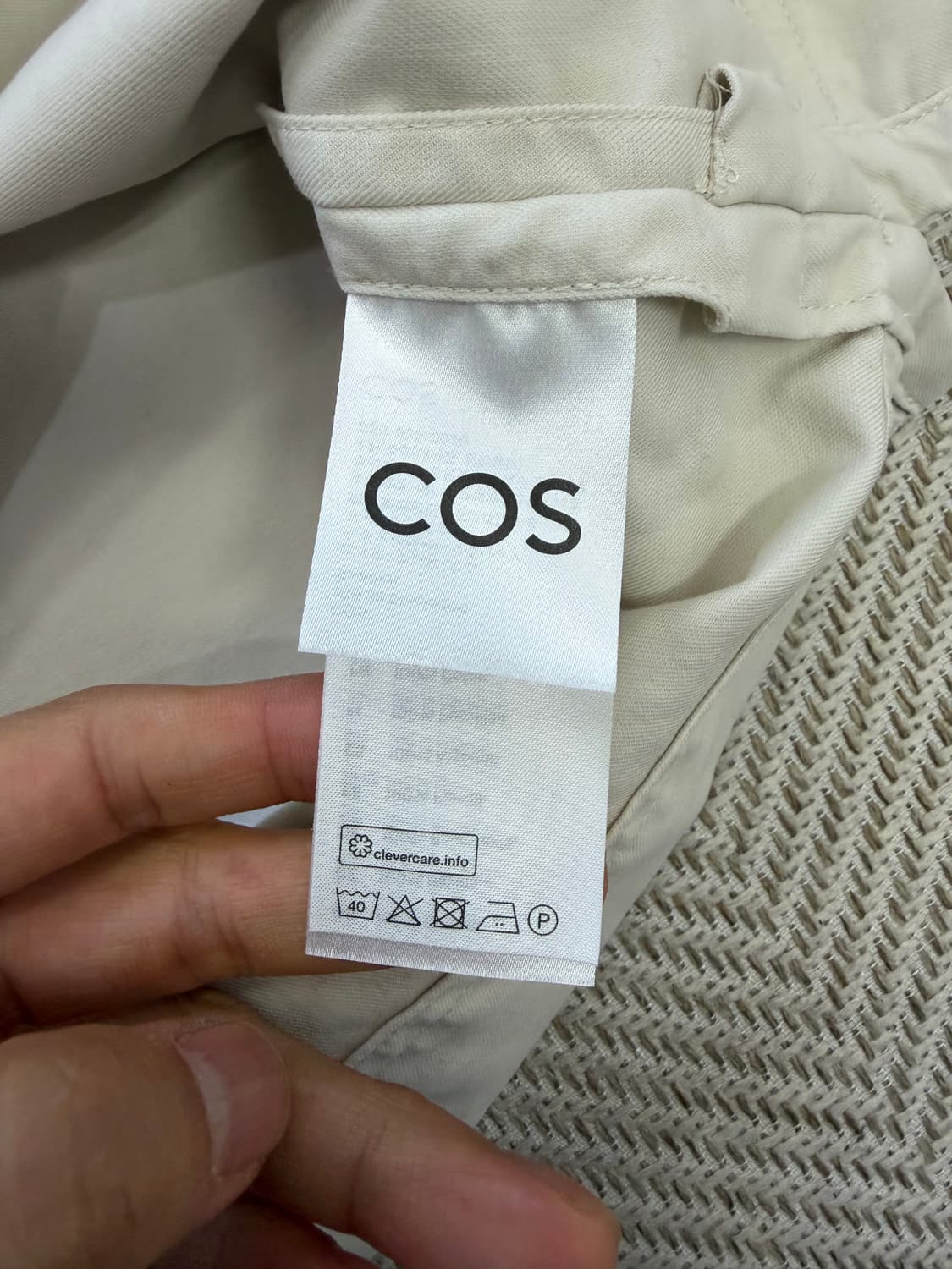 정품) COS 코스 남성 오버핏 하프집업 자켓 S  상품이미지7