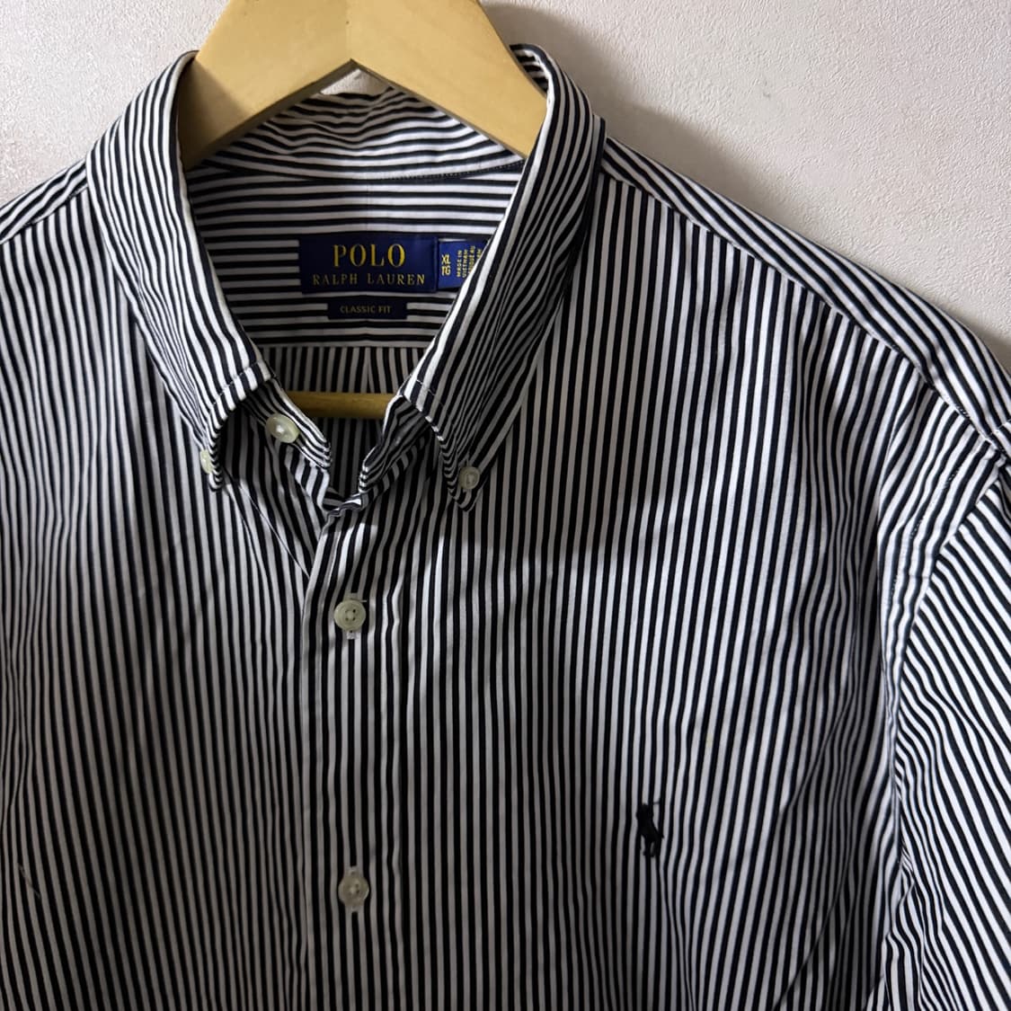 폴로 랄프로렌 스웨이드 스트라이프 셔츠 클레식 XL (남성 105정도) 상품이미지2