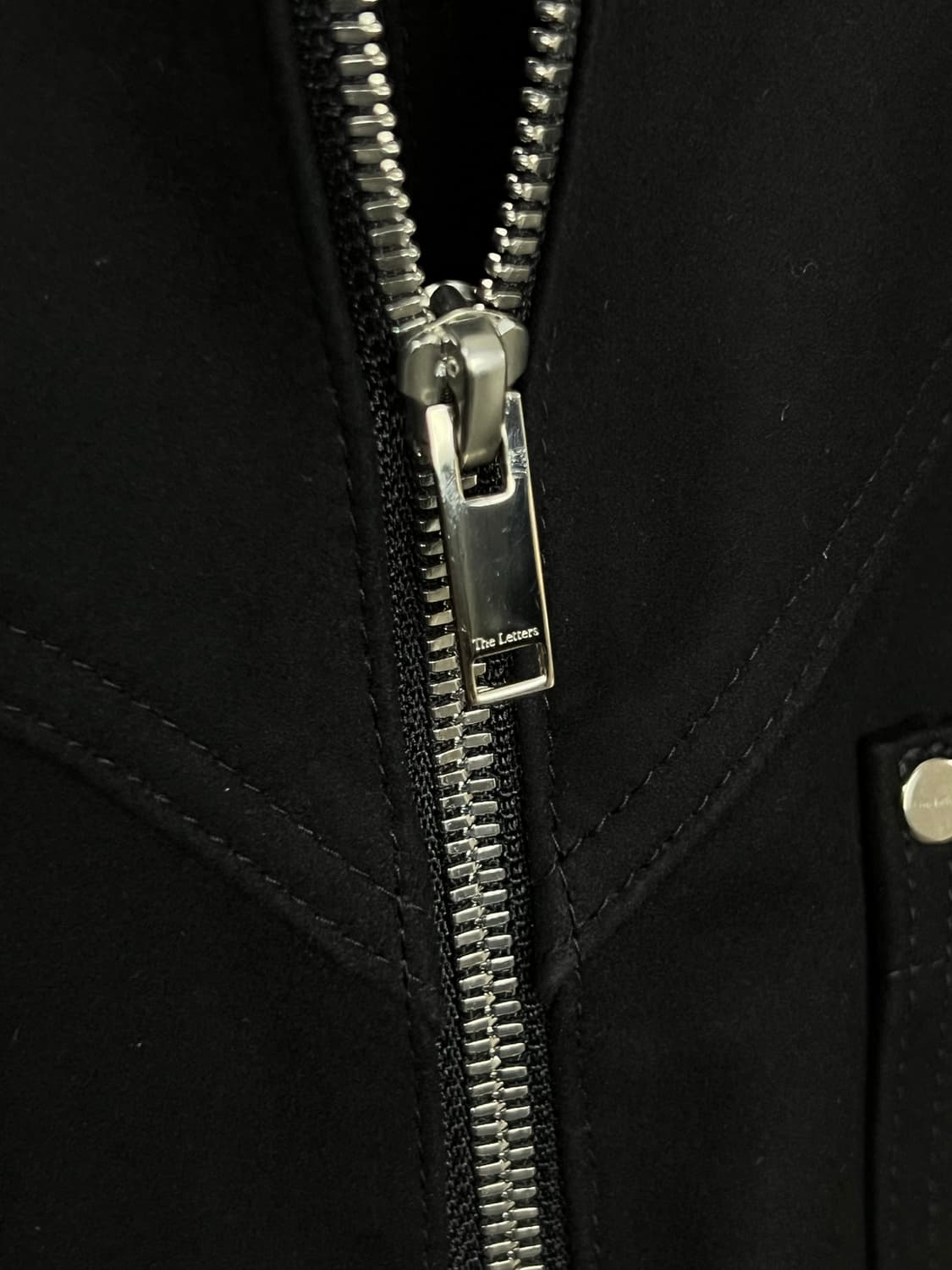 더레터스 익스클루시브 The letters 웨스턴 하프집업 사슴가죽  상품이미지5