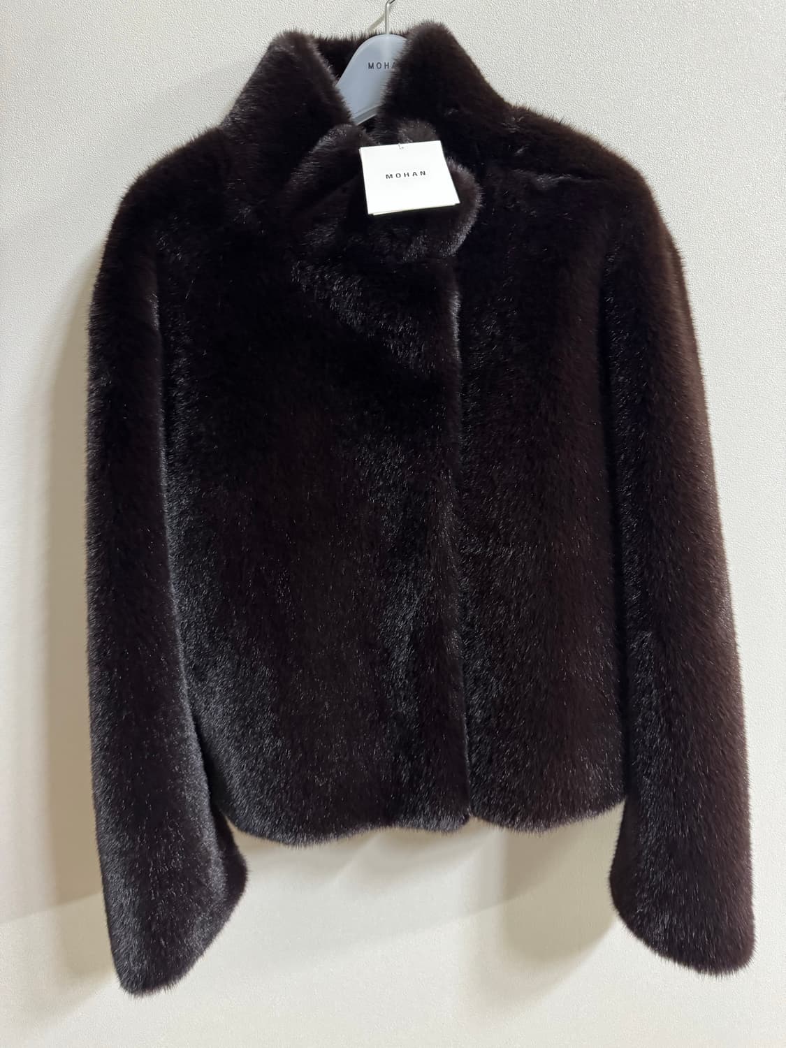 [새상품] 모한 하이넥 퍼자켓 브라운  상품이미지2