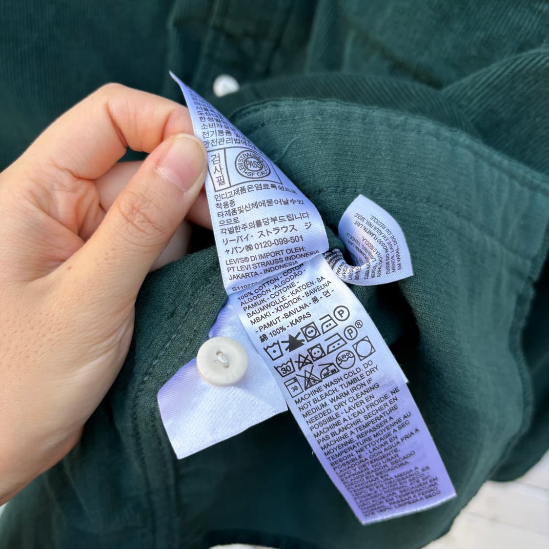 Levi’s 리바이스 코듀로이 골덴 셔츠 상품이미지5