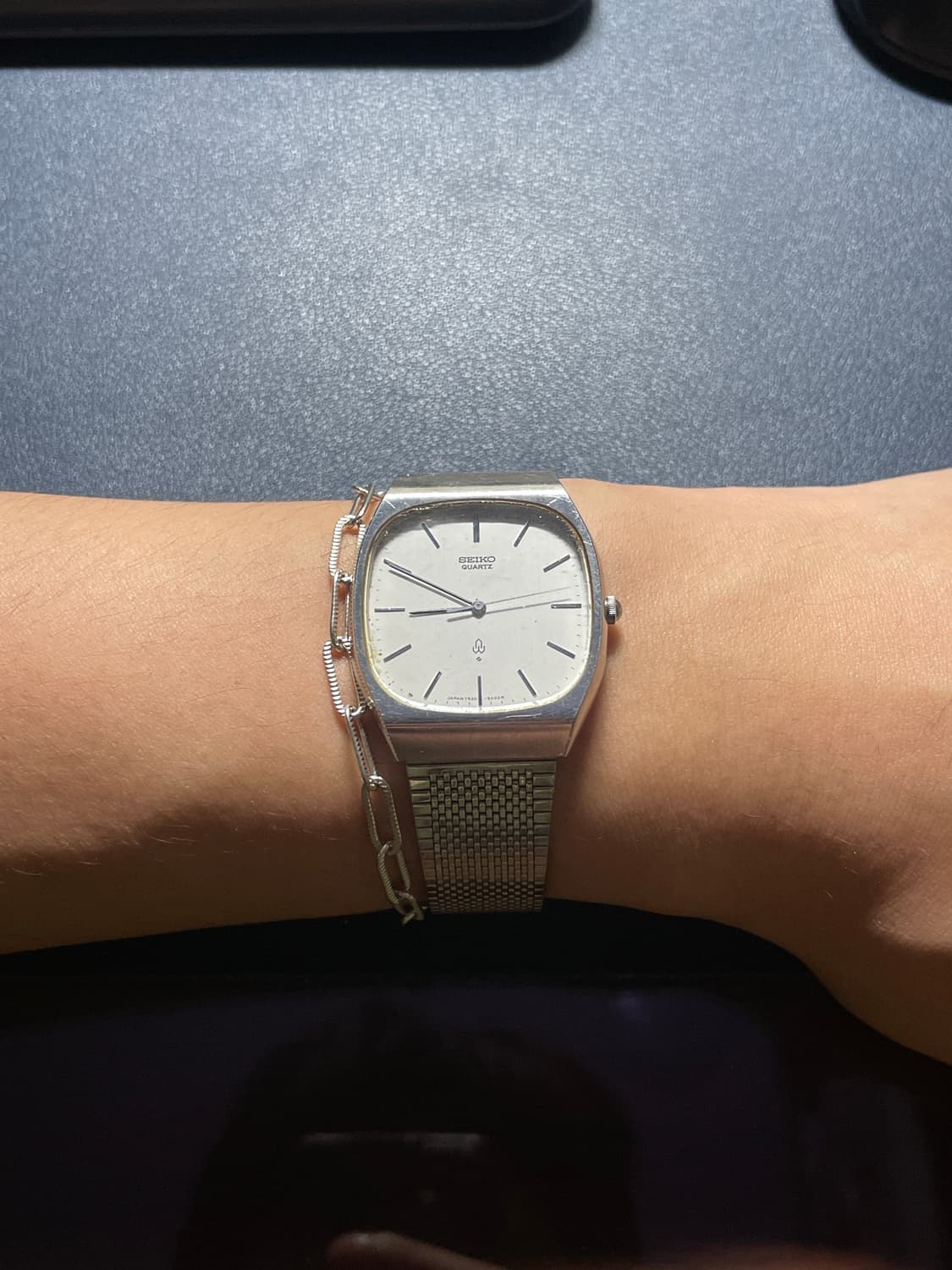 세이코 쿼츠 메탈 시계 상품이미지4