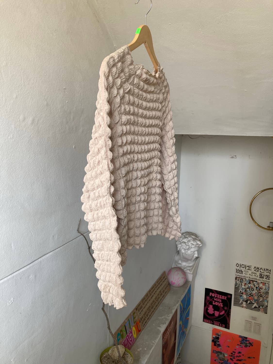 베이직 긴팔 구름 블라우스 상품이미지7