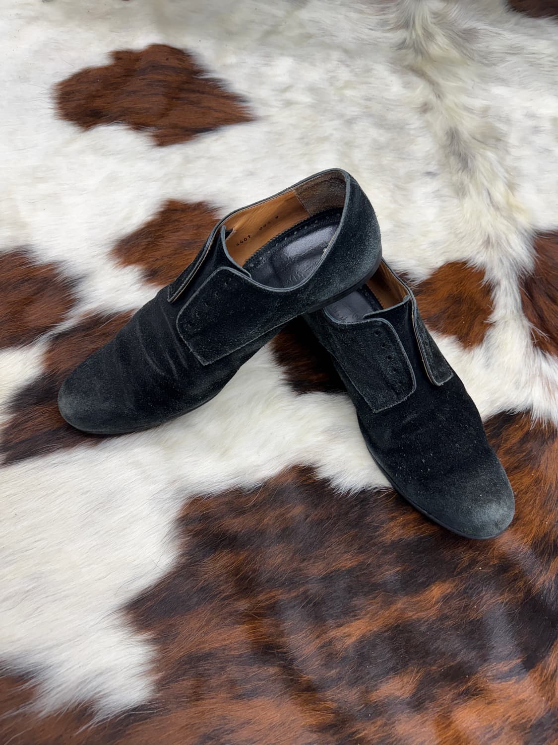 넘버나인 미야시타기 스웨이드 와이어리스 더비슈즈 상품이미지1