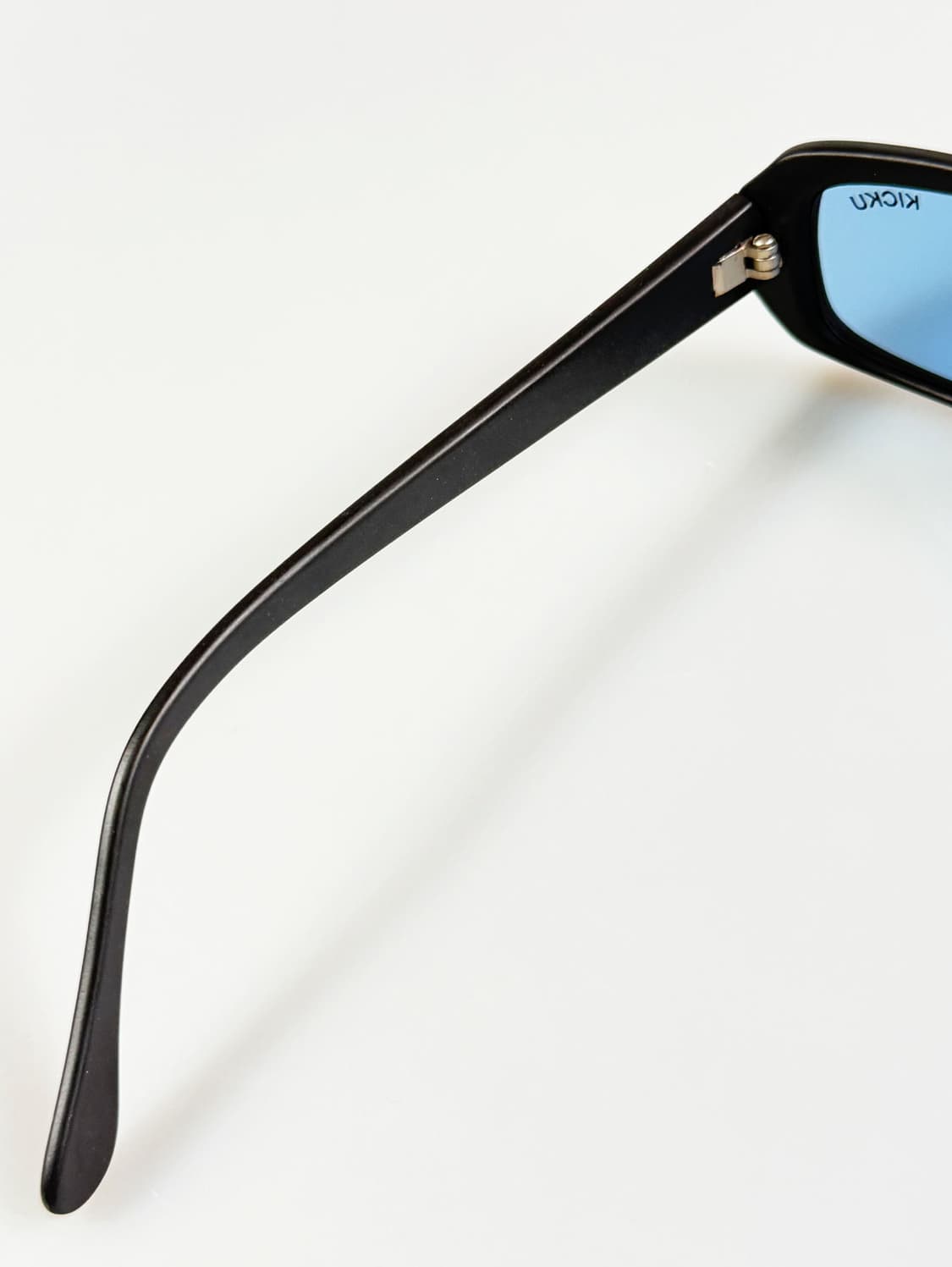 90s KICKU JAPAN 맷블랙 스퀘어 뿔테 틴트 빈티지 선글라스 상품이미지6