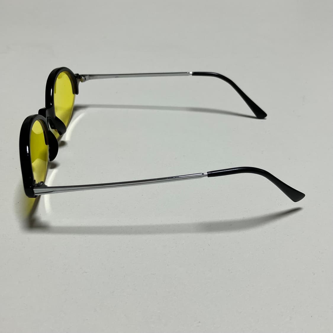 반무테 빈티지 선글라스 black yellow 상품이미지6
