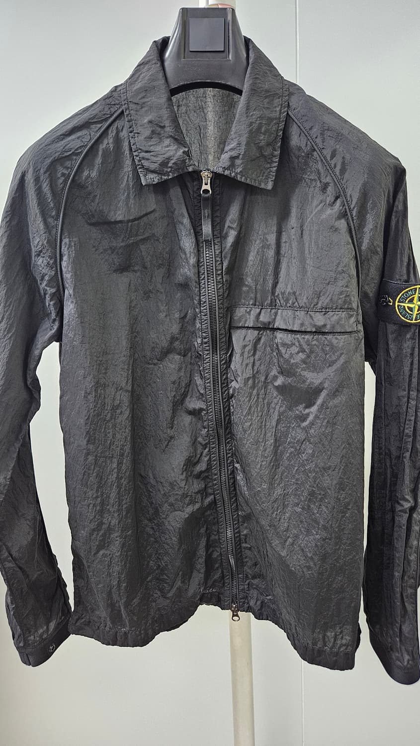 스톤아일랜드 나일론메탈 오버셔츠 블랙(M) 상품이미지1