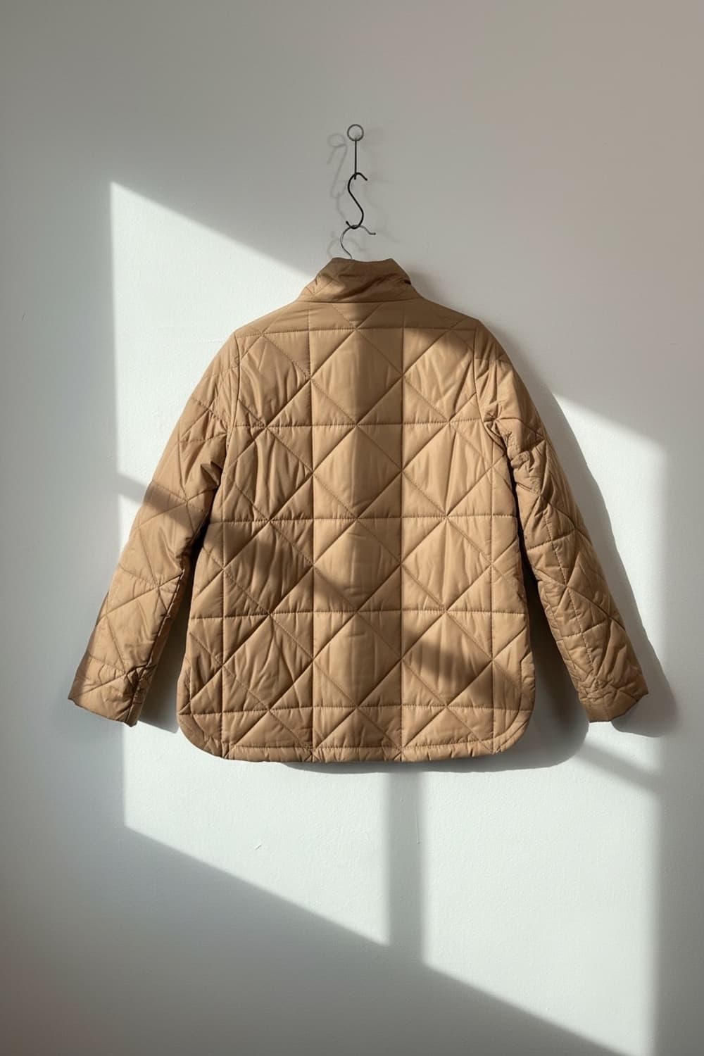 바버 다이아몬드 퀼팅 스탠드 카라 자켓 상품이미지2