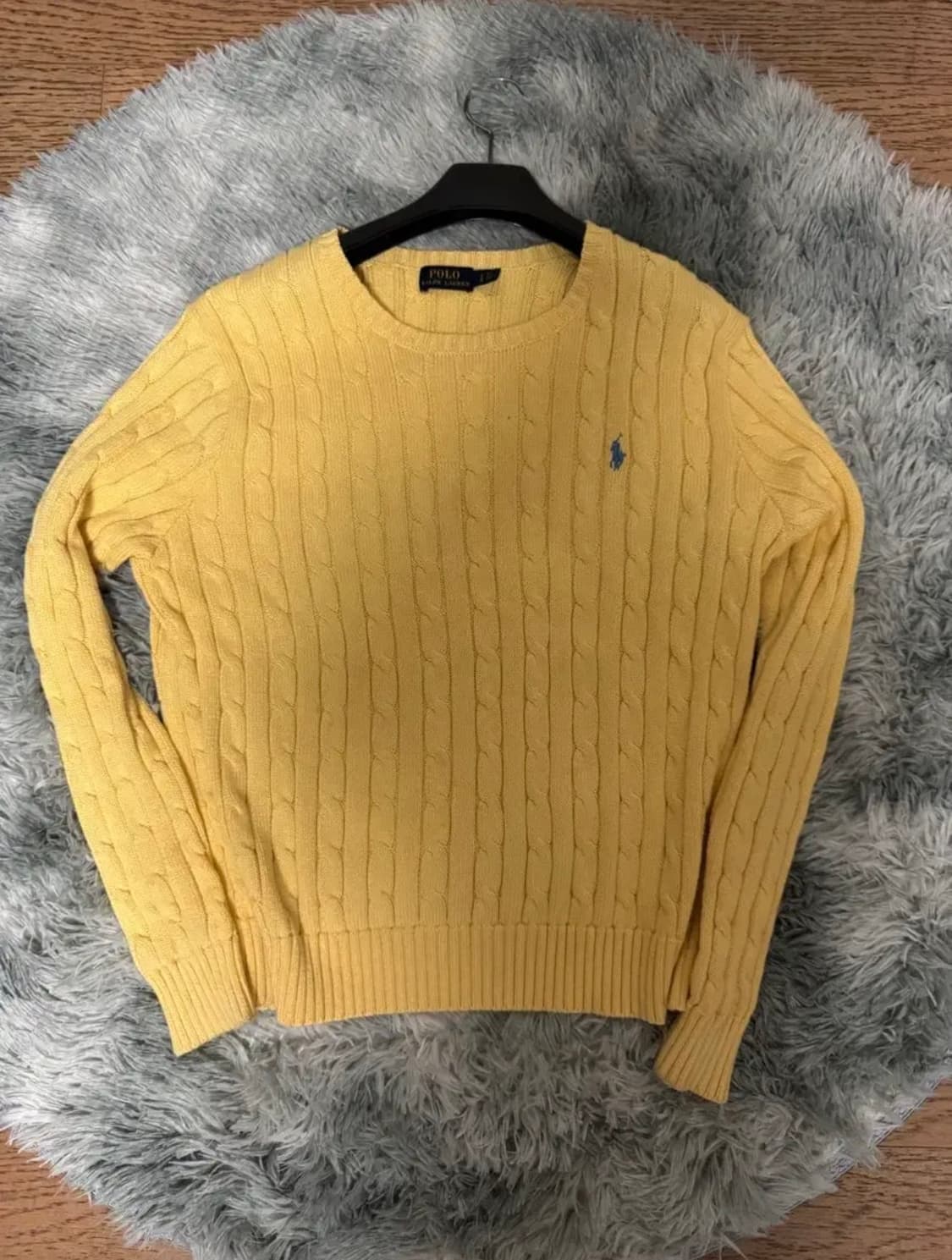 [Polo RL] 폴로 케이블 옐로우 니트 상품이미지5