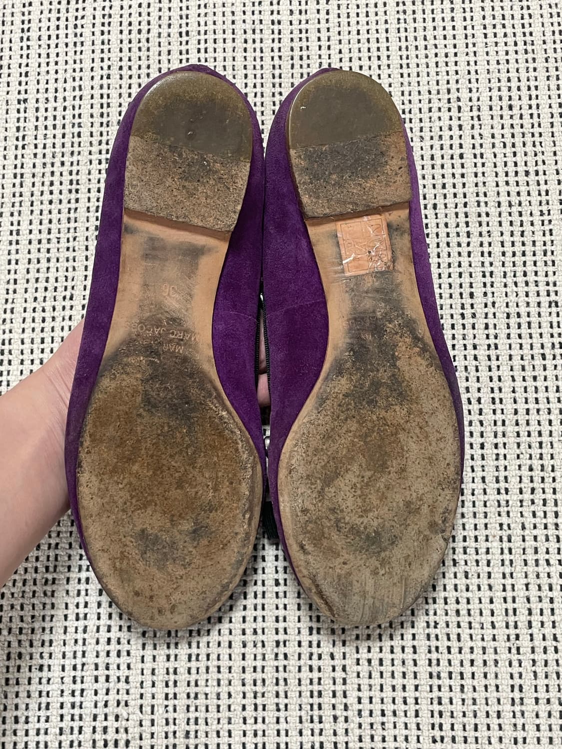 Marc jacobs stud suede flat shoes 36 상품이미지6