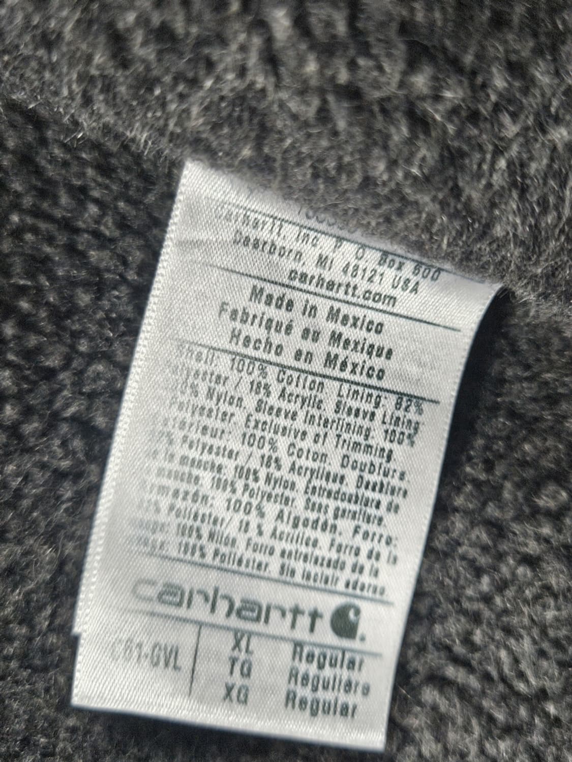 칼하트 C61 릿지코트 아크틱 초어 워크 자켓 ( XL ) / 10065 상품이미지10