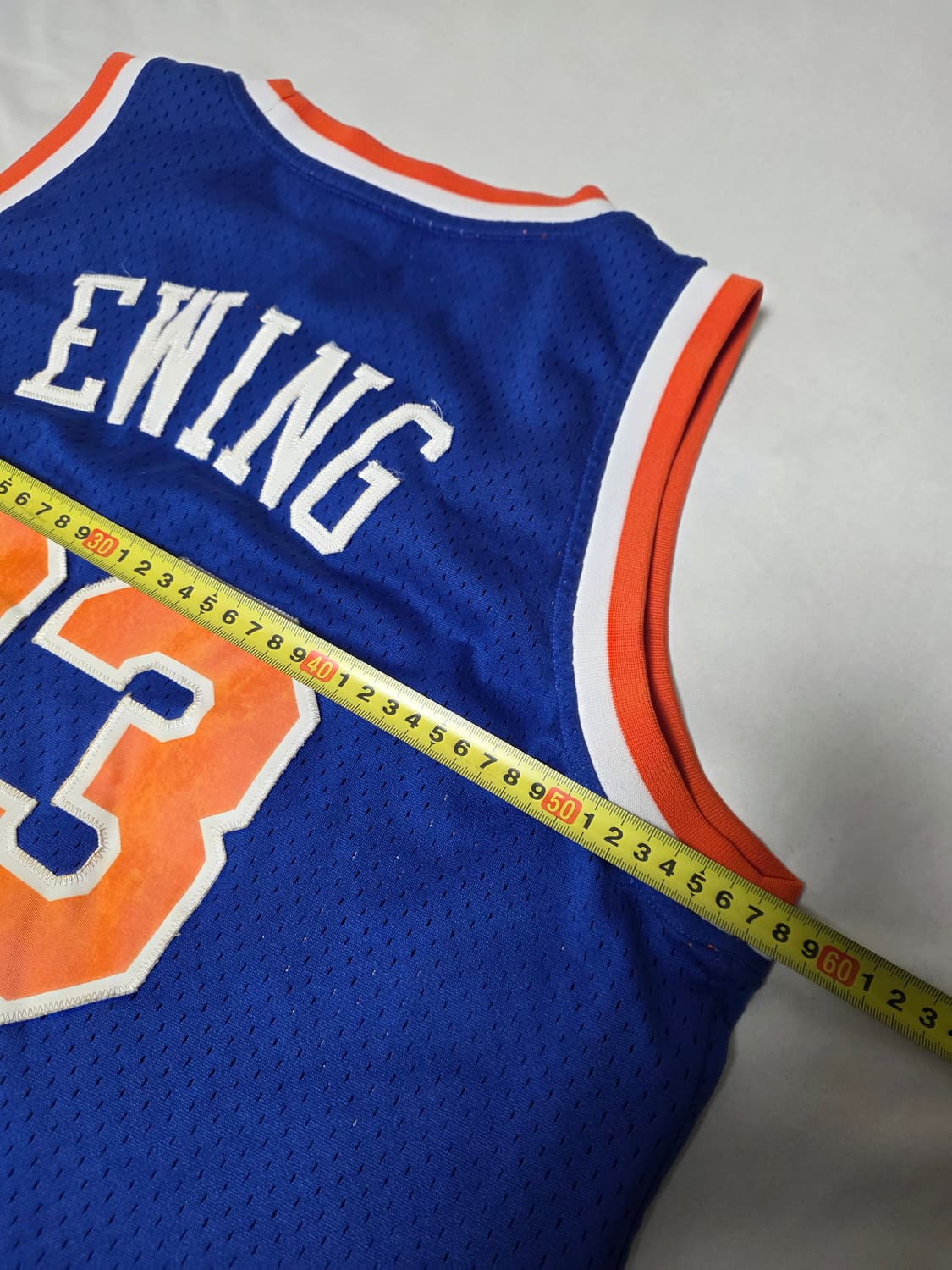 NBA 농구 저지 뉴욕 닉스 패트릭 유잉 33 M (가단 58cm) 상품이미지4