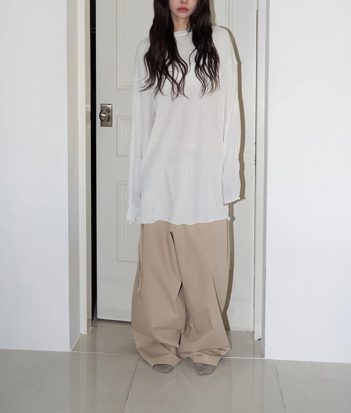 랑거(LANGER) 25SS 와이드 팬츠 상품이미지2