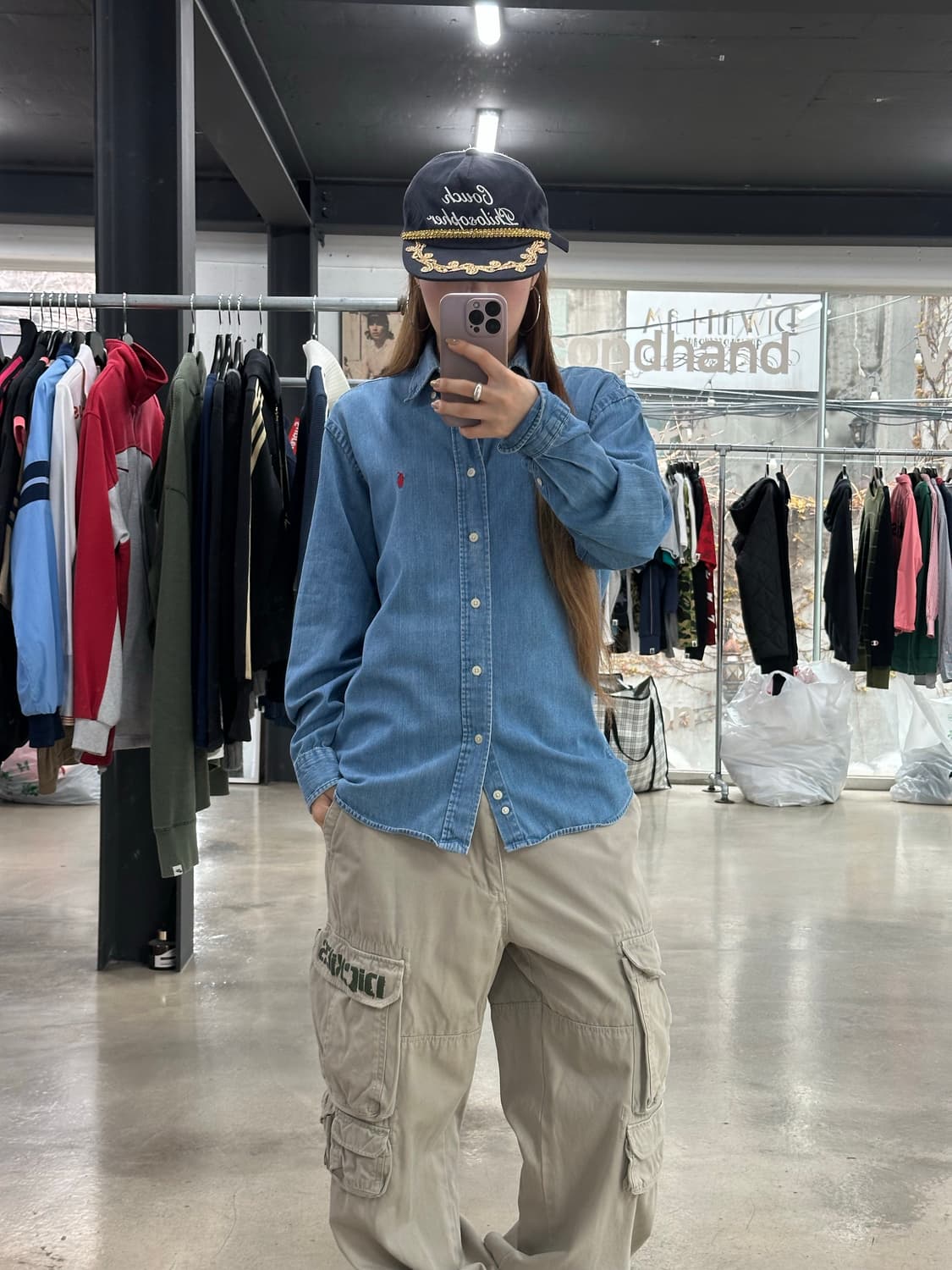 폴로랄프로렌 90s OG포니 데님셔츠 상품이미지4