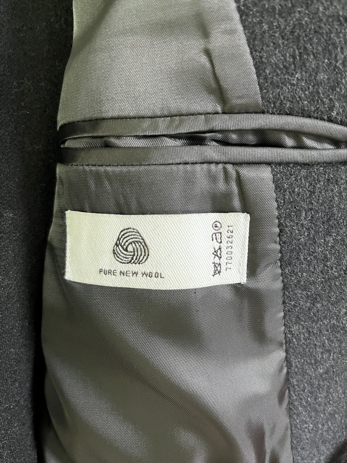 던스트 레이어드 캐시미어 울자켓 차콜그레이 xs 상품이미지7