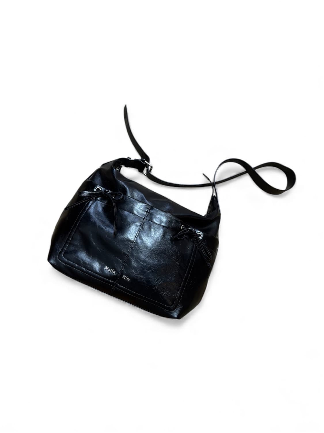 마뗑킴 포켓 셔링 리본 빅백 상품이미지1