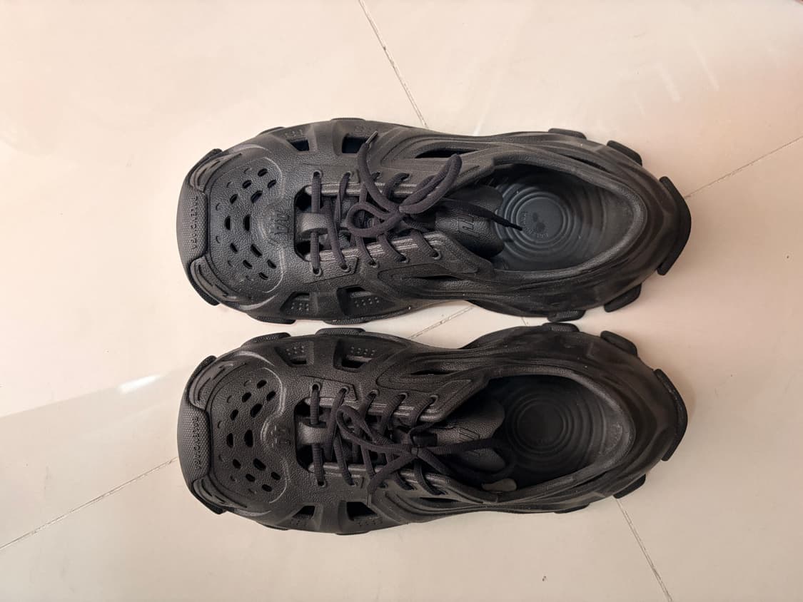 [44] 발렌시아가 HD 레이스업 스니커즈 블랙 상품이미지2