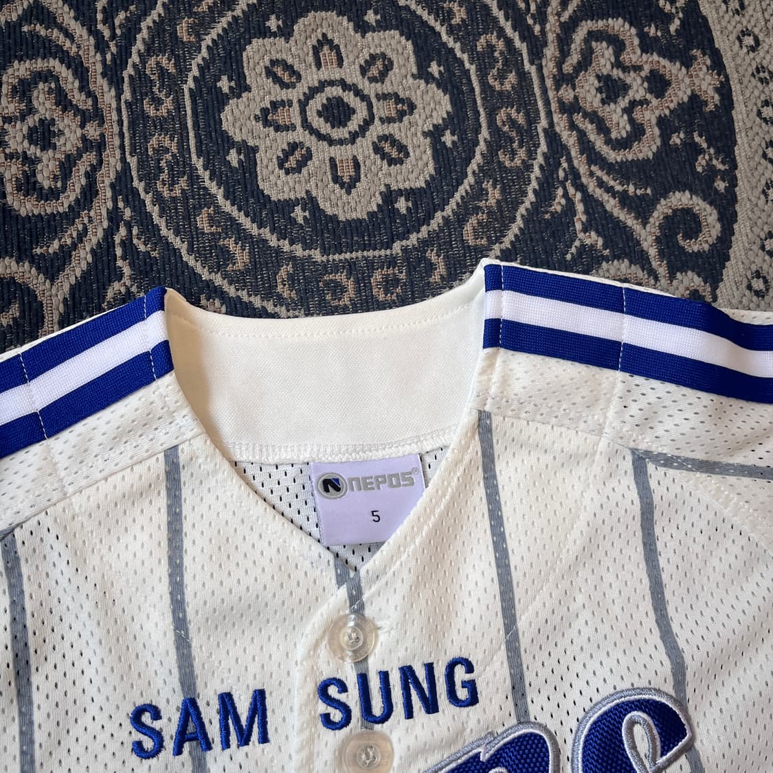 5 네포스 삼성라이온즈 노마킹 유니폼/W2605 상품이미지4