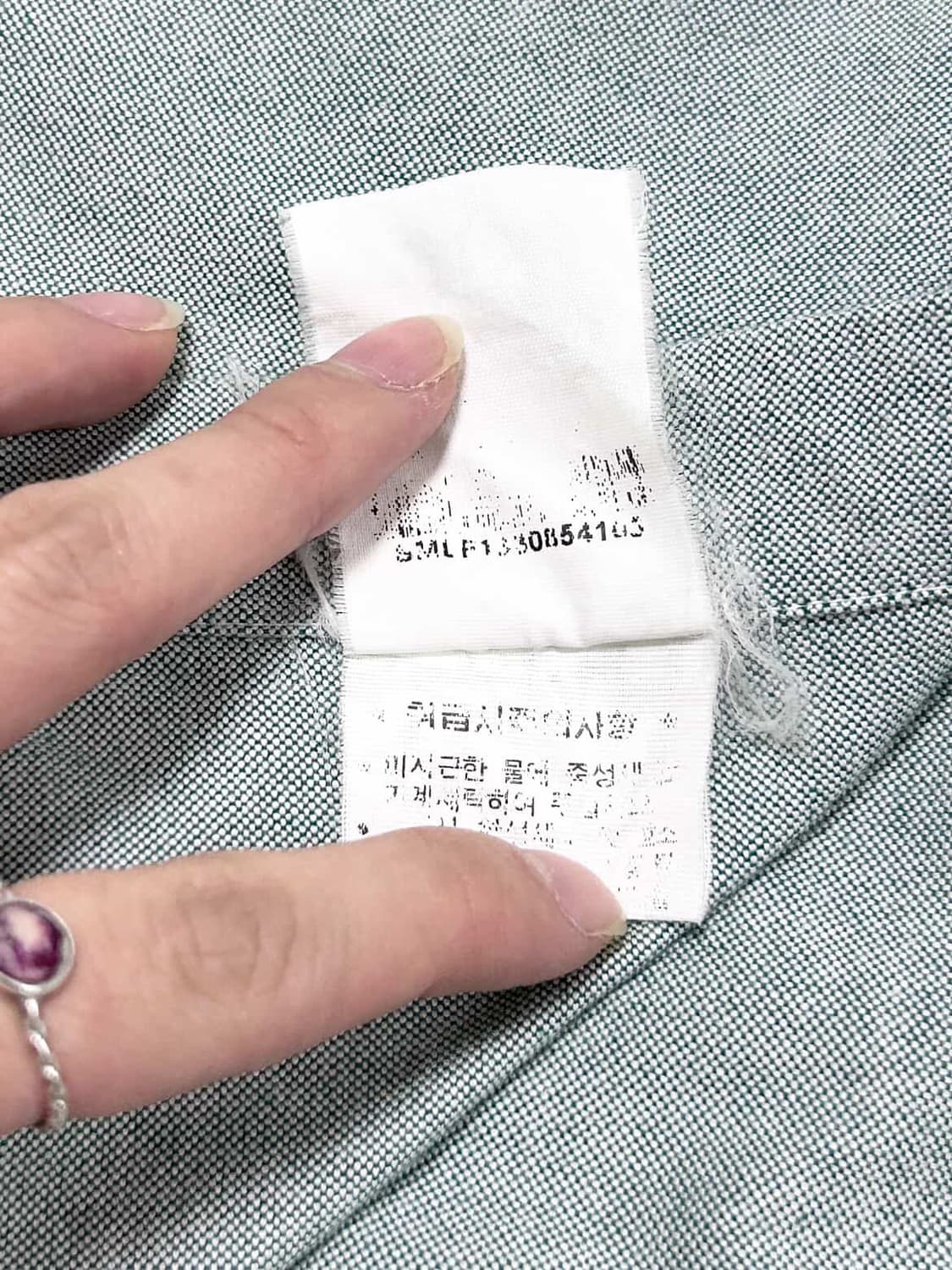 폴로 네이비포니 피스타치오 셔츠 상품이미지8