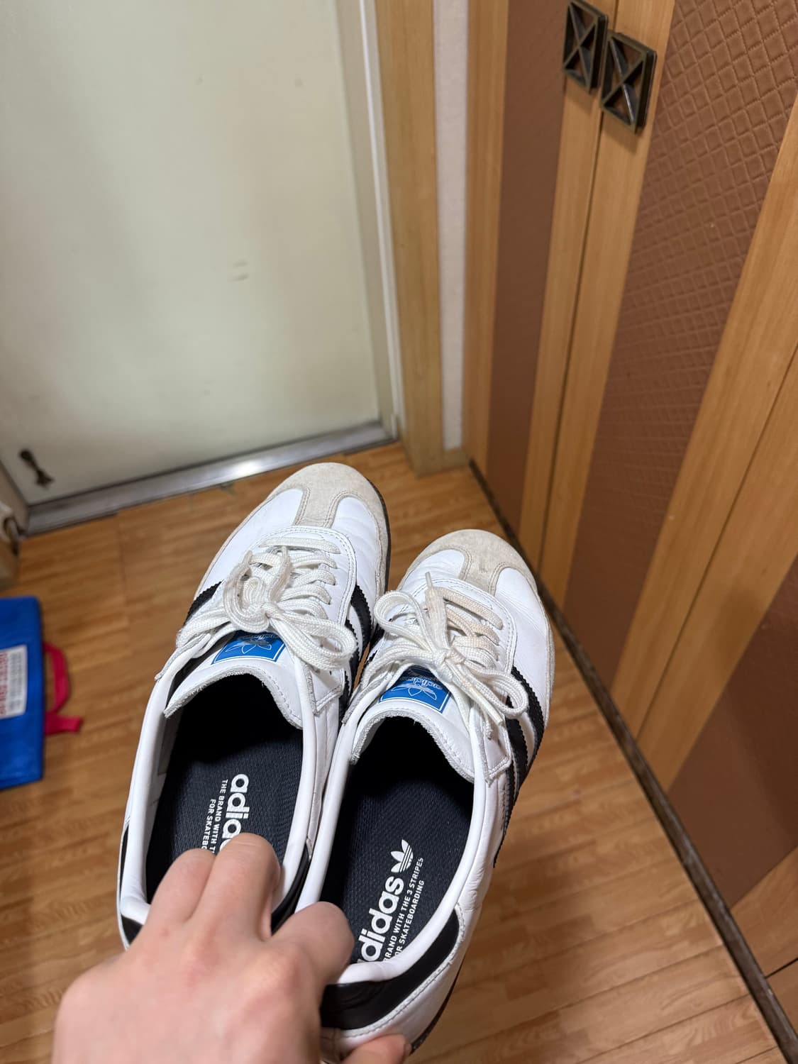 아디다스 삼바 OG 클라우드 화이트 275 상품이미지5